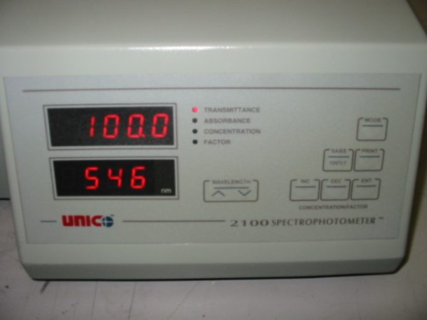 Unico 2100 Spectrophotometer