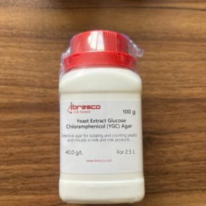 yeast extract glucose chloramphenicol YGC agar محیط کشت ایبرسکو