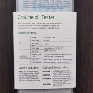 Groline pH tester Hanna HI98115