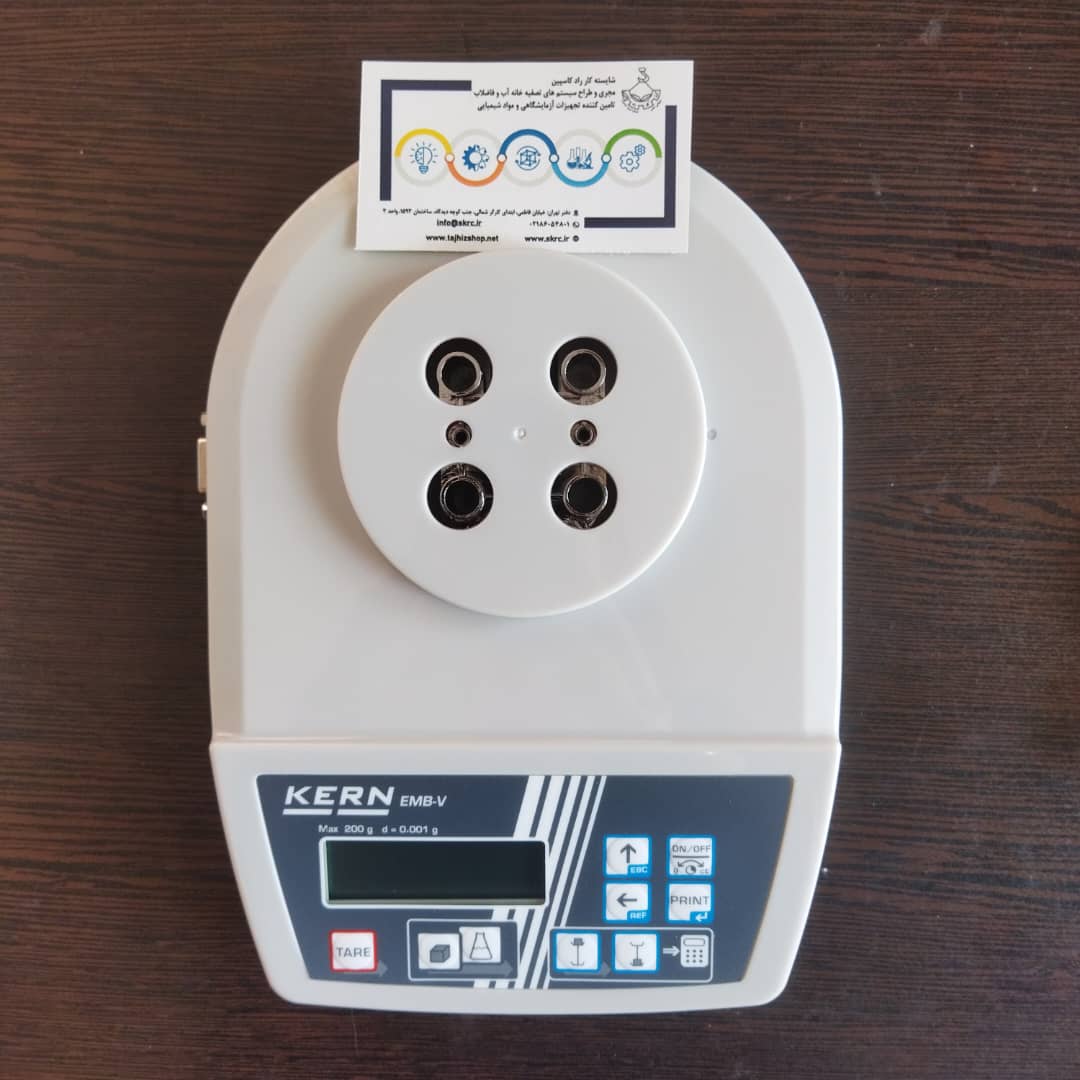 ترازوی 3 صفر با امکان نصب کیت دانسیته KERN EMB200-3V ترازوی 3 صفر با امکان نصب کیت دانسیته KERN EMB200-3V
