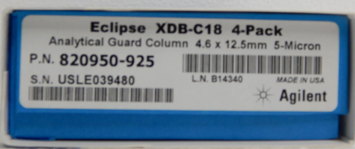 Agilent XDB-C18 820950-925 Agilent XDB-C18 820950-925