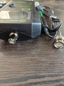 نحوه اتصال الکترود به دستگاه Milwaukee MW101