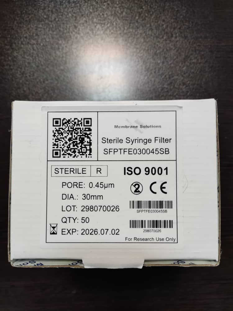 فیلتر سر سرنگی FPTFE030045SB فیلتر سر سرنگی FPTFE030045SB
