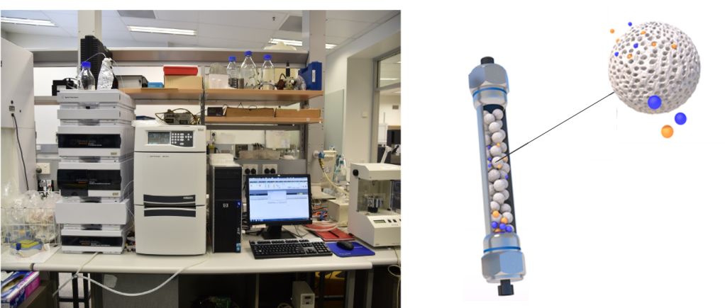 کروماتوگرافی اندازه طردی یا SEC (Size Exclusion Chromatography)