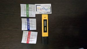 محلول های کالیبراسیون همراه پی اچ متر قلمی