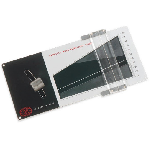 Hematocrit rulers