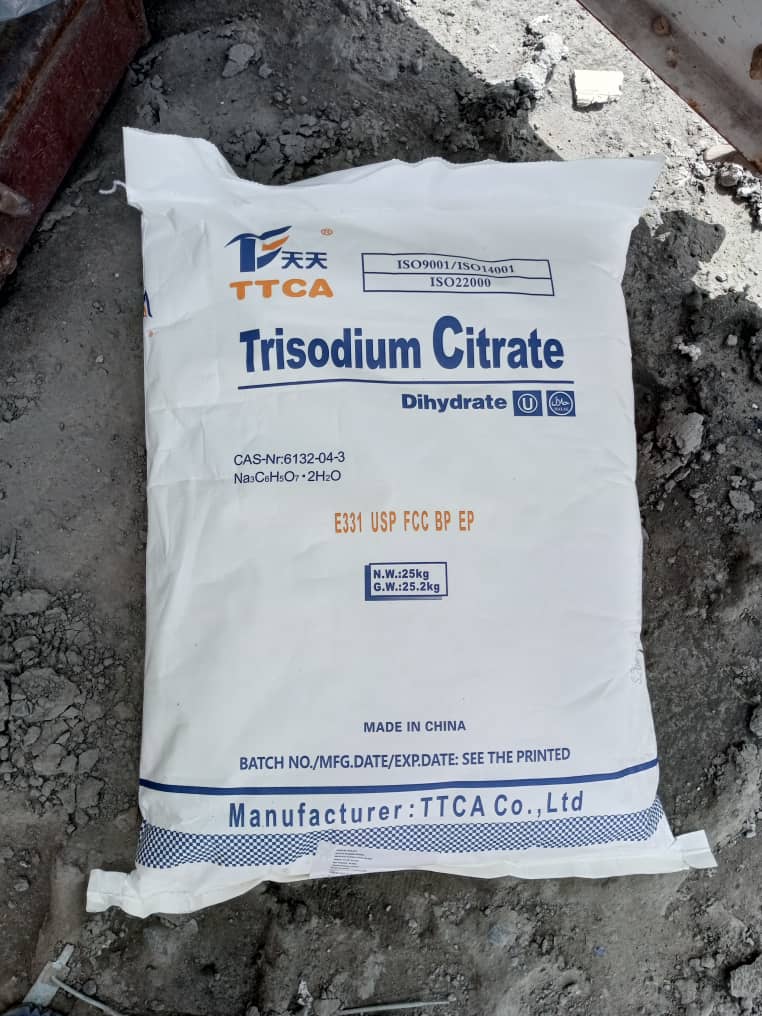 تری سدیم سیترات برند TTCA چین تری سدیم سیترات برند TTCA چین
