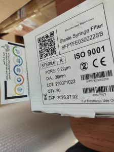 فیلتر سر سرنگی استریل MS SFPTFE030022SB