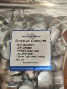 Sample Vial Caps Septa LBSV220CSS