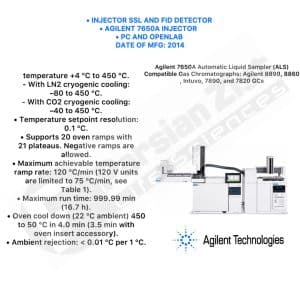 Agilent 7650A Injector