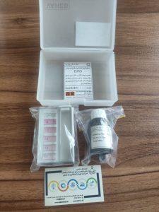 کیت اندازه گیری کلر DPD پودری قاشقکی واهب کد VE-311